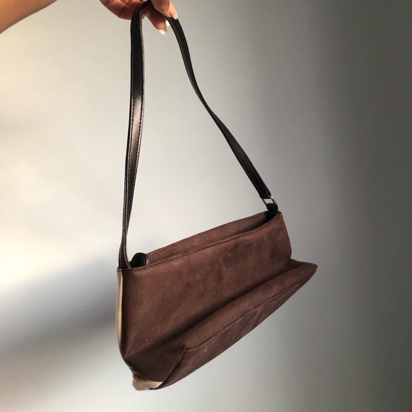 Tanned small shoulder bag. - Picture 2 of 3